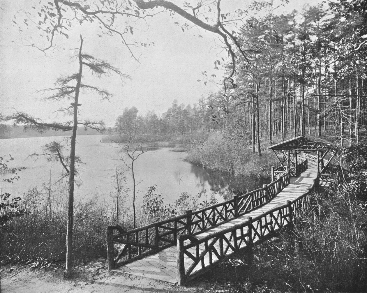 Ponte dei baci, Lakewood, New Jersey, USA, c1900 da Unbekannt