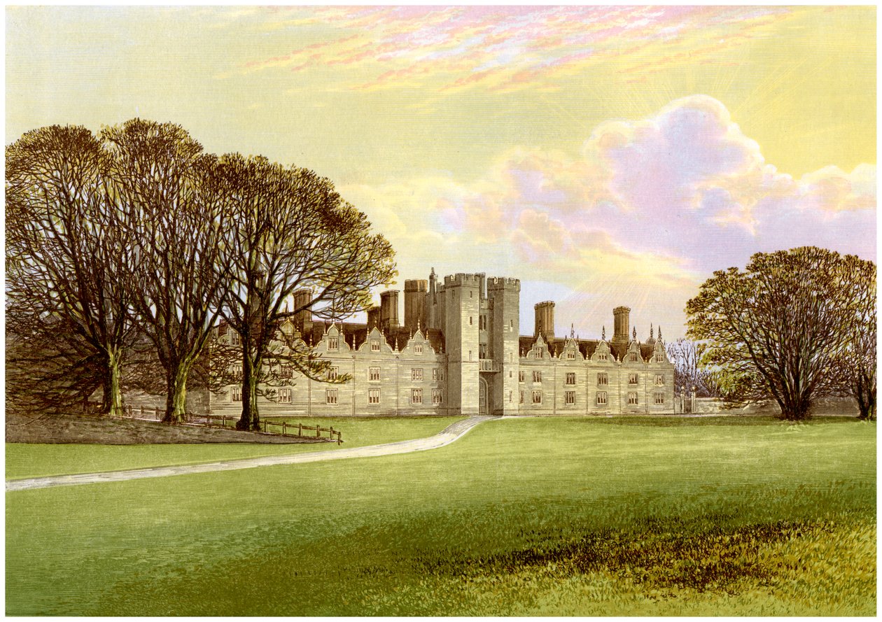 Knole, vicino a Sevenoaks, Kent, casa di Lord Sackville, c1880 da Unbekannt