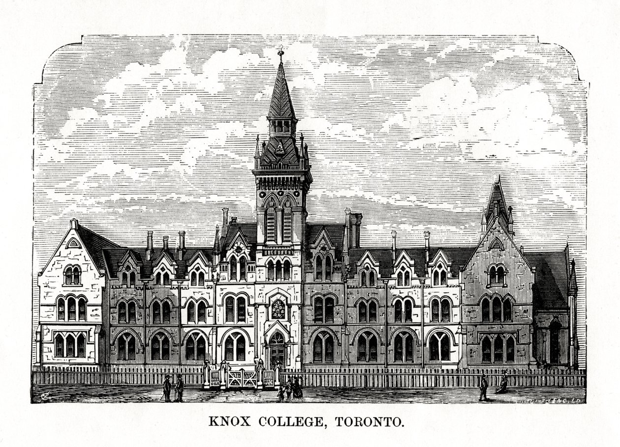 Knox College, Toronto, Ontario, Canada, XIX secolo da Unbekannt
