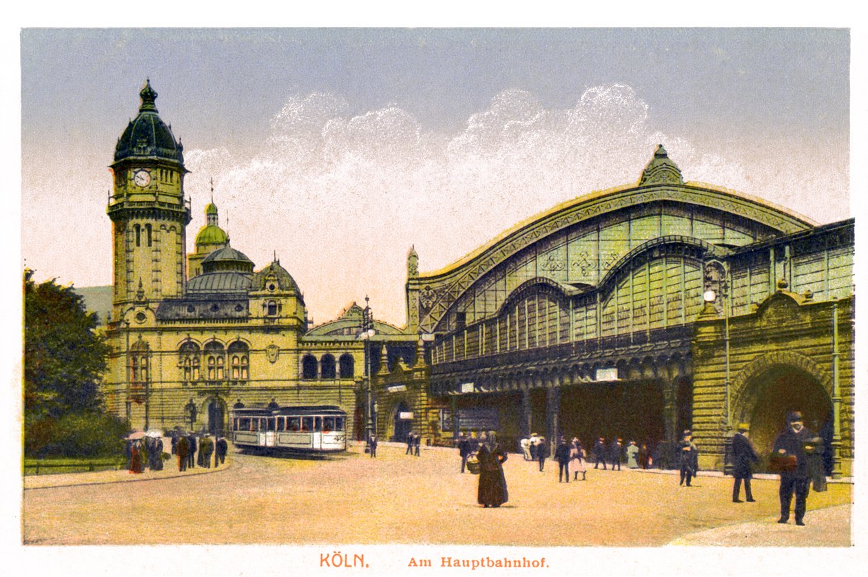 Colonia, alla stazione centrale, XX secolo da Unbekannt