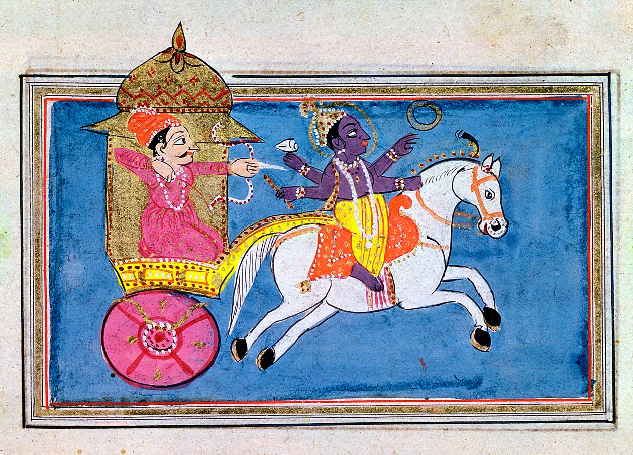 Krishna, divinità indù, un avatar di Vishnu, XVII secolo da Unbekannt