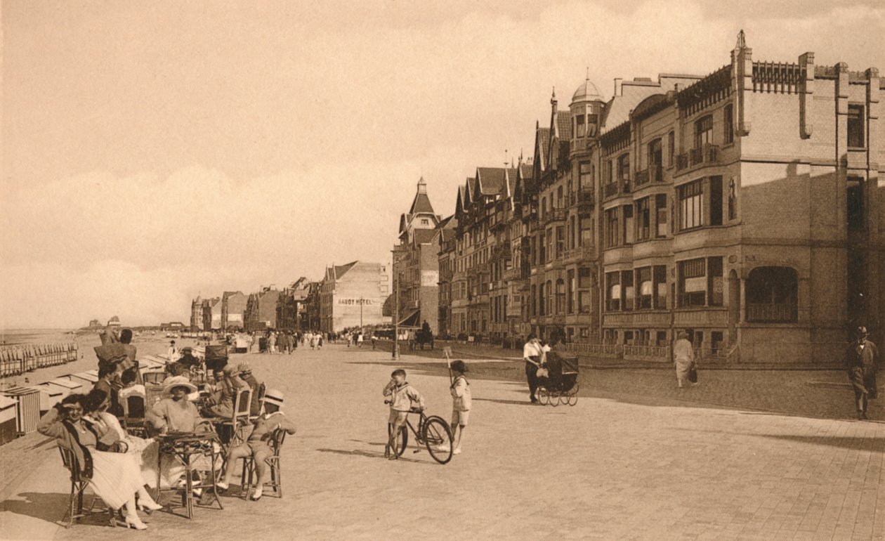 La Digue, la passeggiata, c1900 da Unbekannt