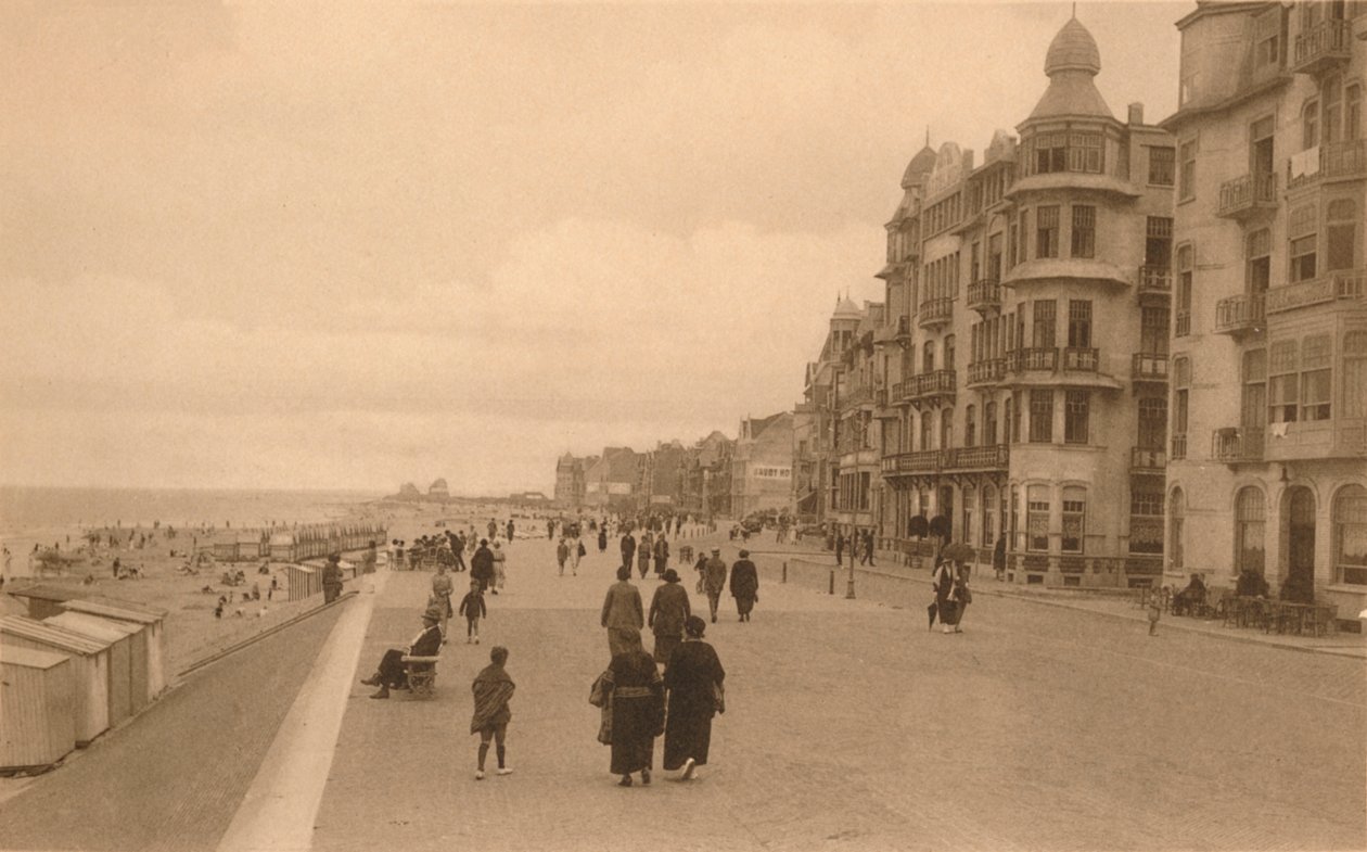La Digue, la passeggiata, c1900 da Unbekannt