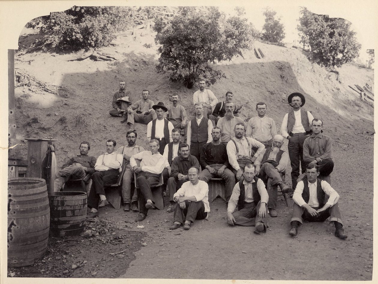 La Grange Mine Crew, California, 1900s da Unbekannt