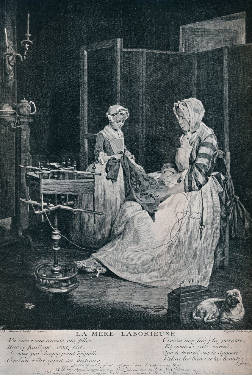 La Madre Laboriosa, 1740, 1916 da Unbekannt