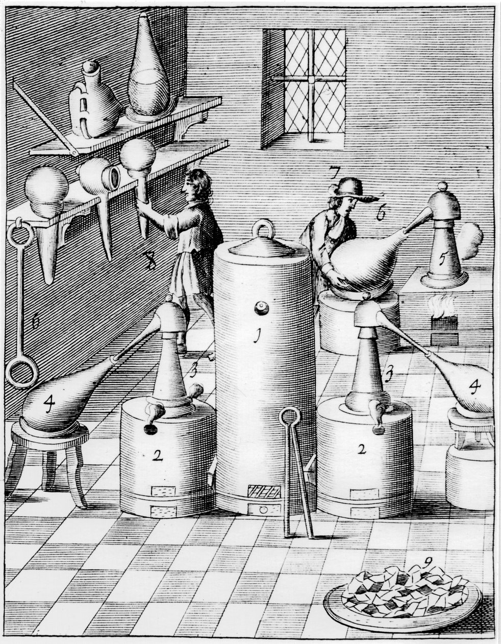 Laboratorio per la raffinazione dell