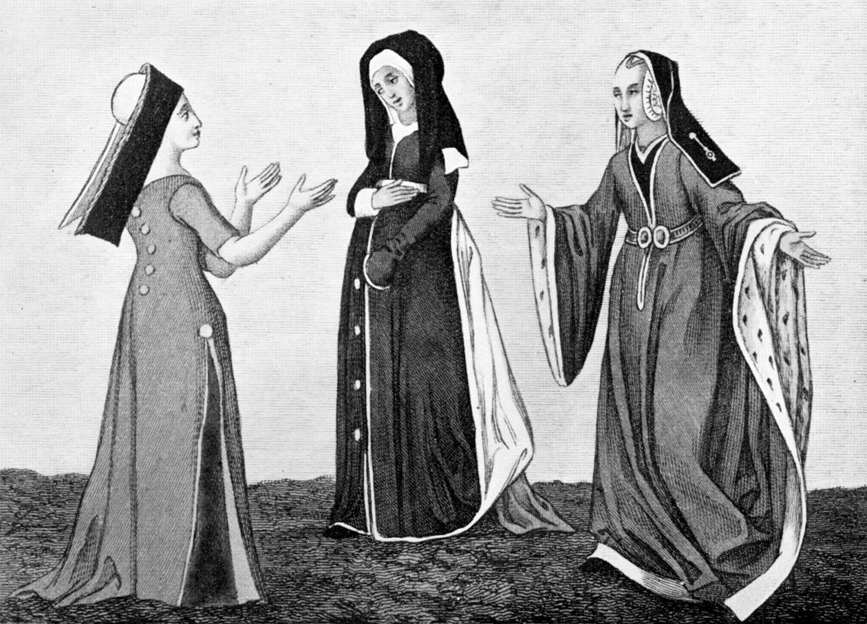 Costume femminile, inizio XVI secolo, 1910 da Unbekannt