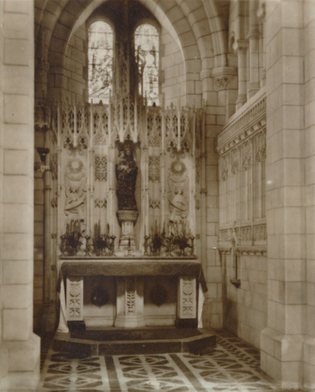 Cappella della Madonna, Abbazia di Buckfast, fine XIX-inizio XX secolo da Unbekannt