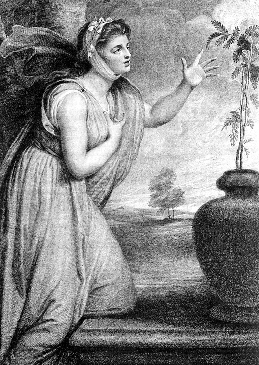 Lady Emma Hamilton, moglie di Sir William Hamilton e amante di Horatio Nelson da Unbekannt