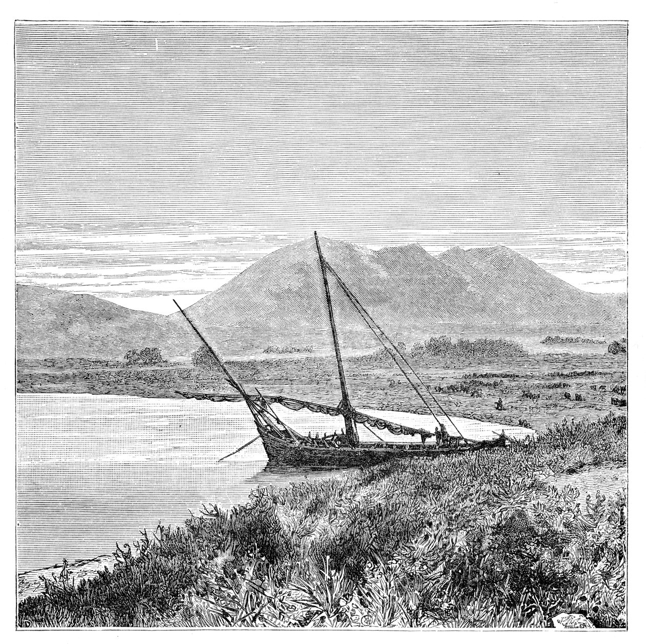 Lago Van, Baia di Tadwan e Monte Nimrud, Turchia da Unbekannt