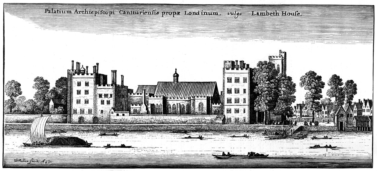 Palazzo di Lambeth, Londra, 1647 1893 da Unbekannt