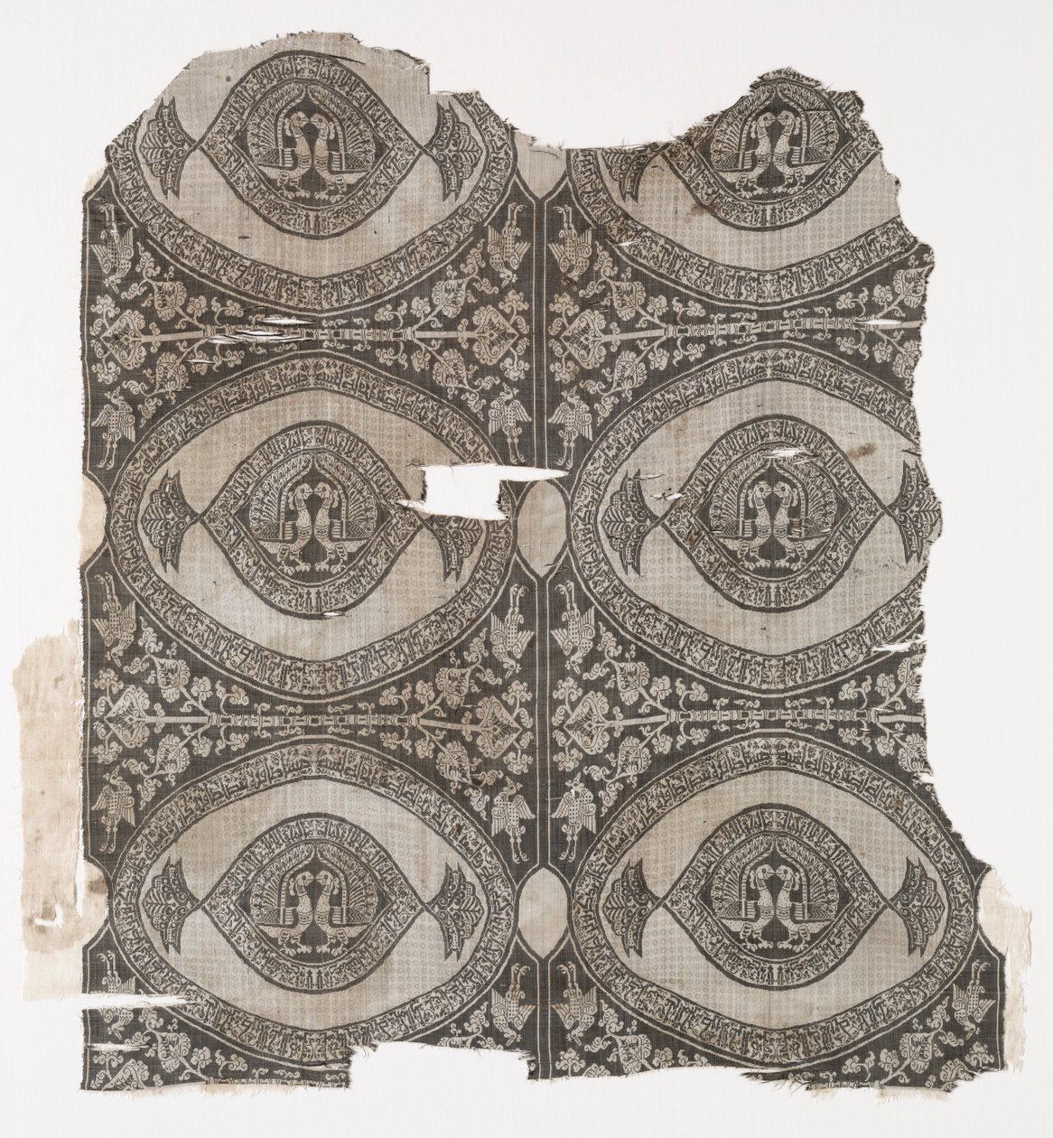 Lampasso con pavoni affrontati, 1660-1955 da Unbekannt