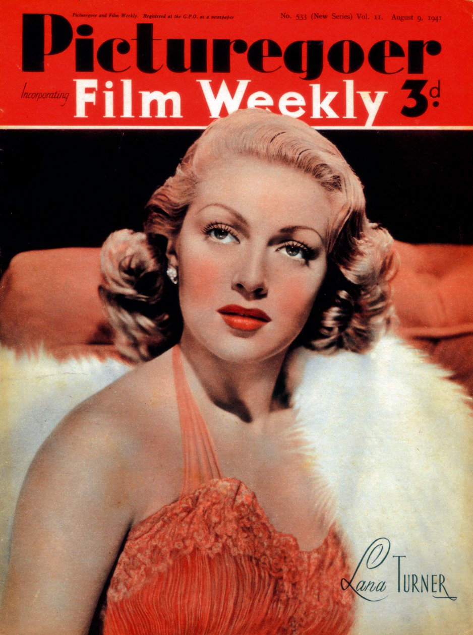 Lana Turner, attrice americana da Unbekannt