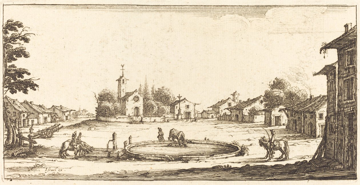 Paesaggio, nel o dopo il 1635 da Unbekannt