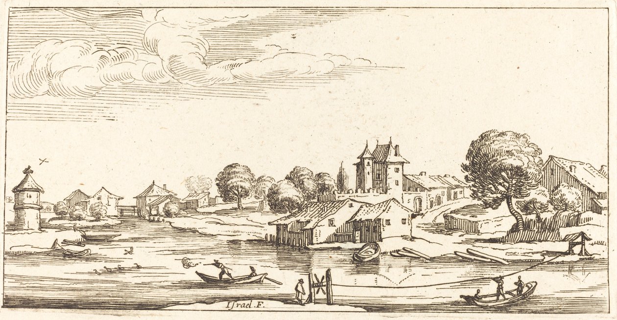 Paesaggio, in o dopo il 1635 da Unbekannt