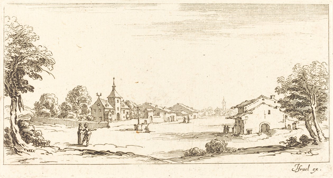 Paesaggio, nel o dopo il 1635 da Unbekannt