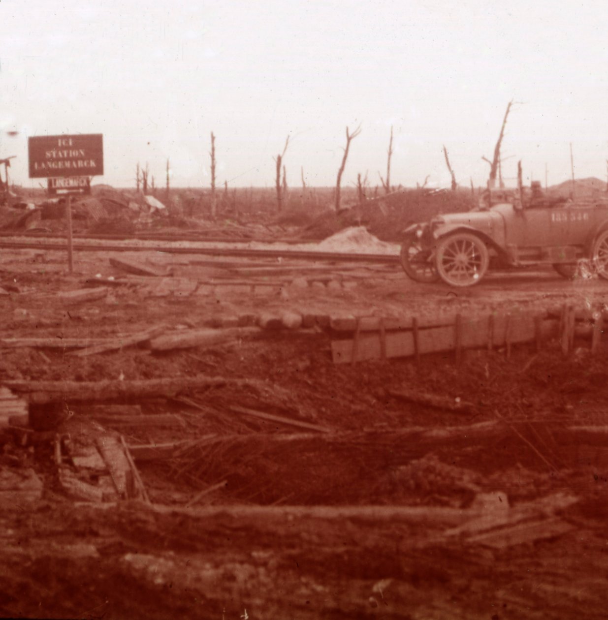 Stazione di Langemarck, Fiandre, Belgio da Unbekannt
