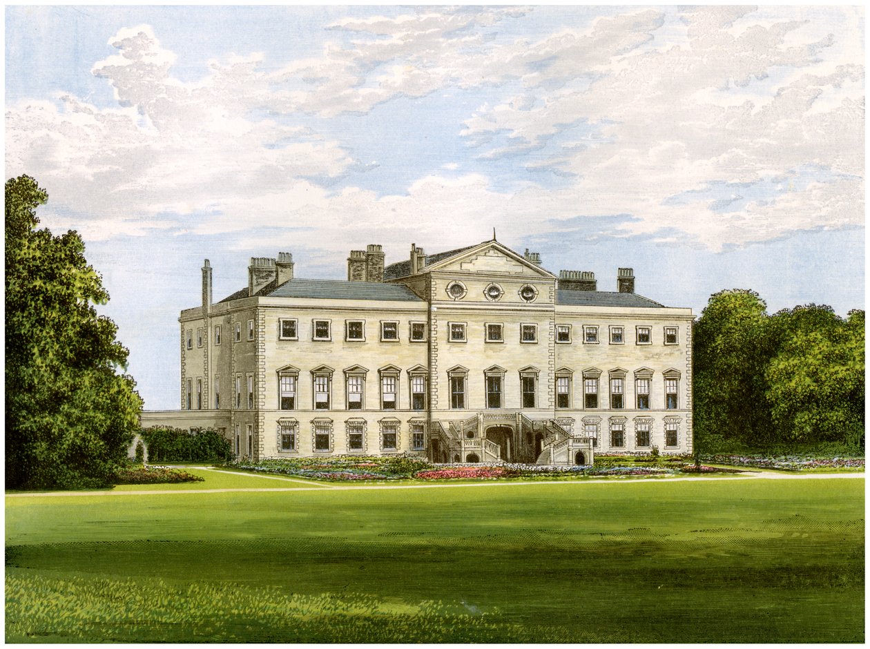 Lathom House, Lancashire, casa di Lord Skelmersdale, c1880 da Unbekannt
