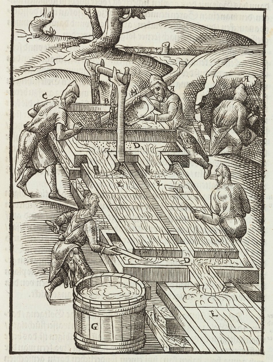 Lavaggio del minerale d