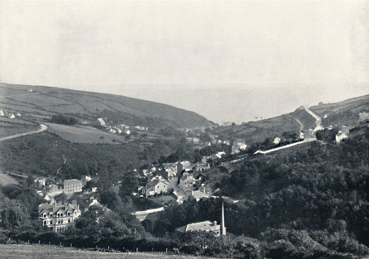 Laxey - Vista generale, 1895 da Unbekannt
