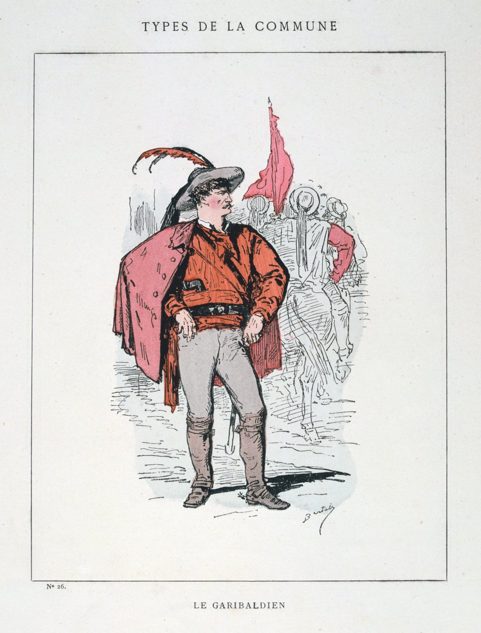 Le Garibaldien, Comune di Parigi, 1871 da Unbekannt