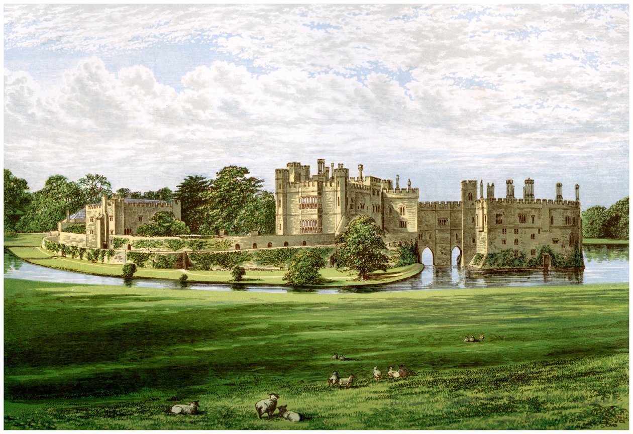 Castello di Leeds, Kent, casa della famiglia Wykeham-Martin da Unbekannt