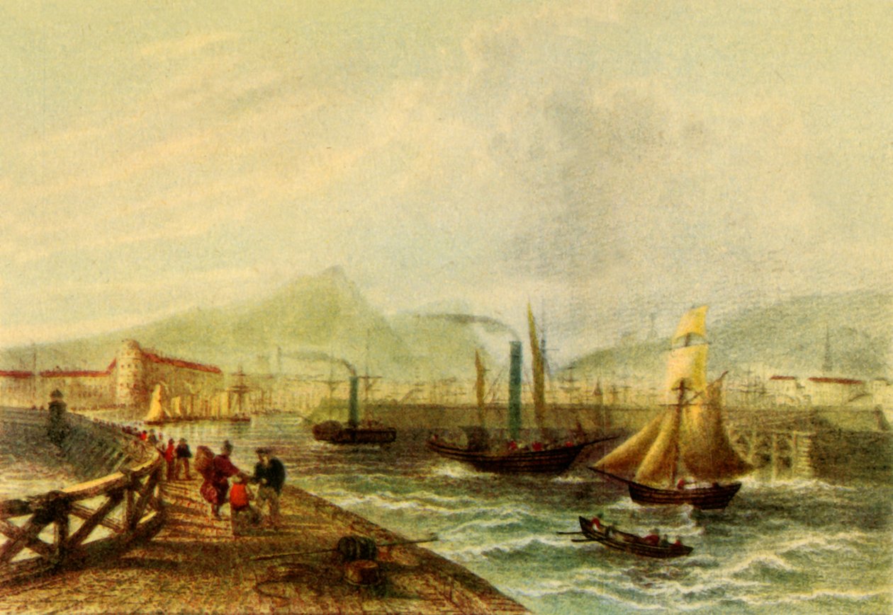Porto di Leith, c1840, 1942 da Unbekannt