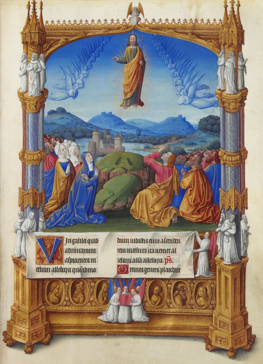 Les Très Riches Heures del duca di Berry, Folio 184r - L