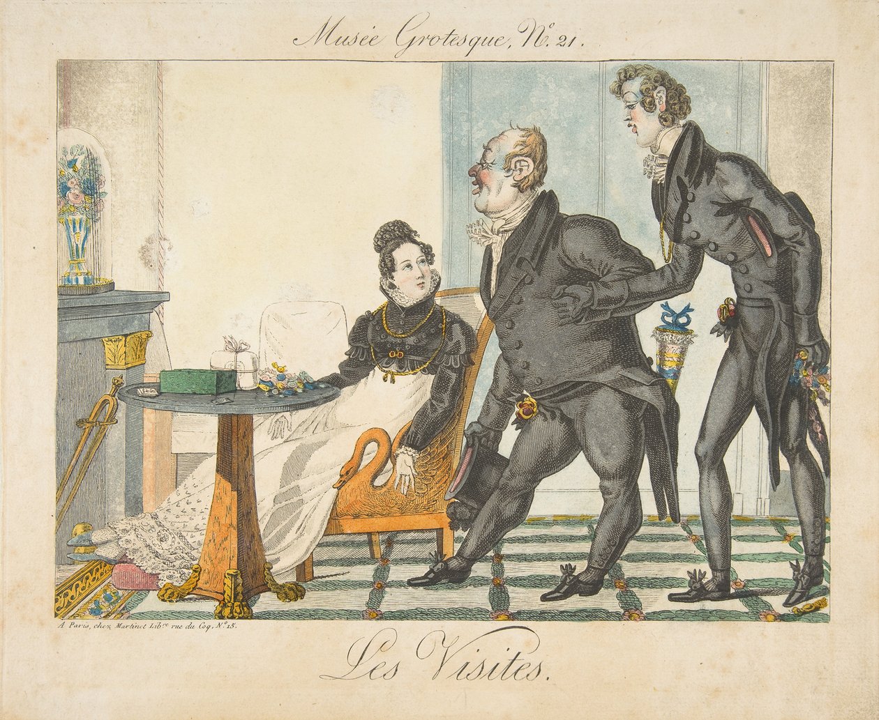 Les Visites, Musée Grotesque, No. 21 da Unbekannt