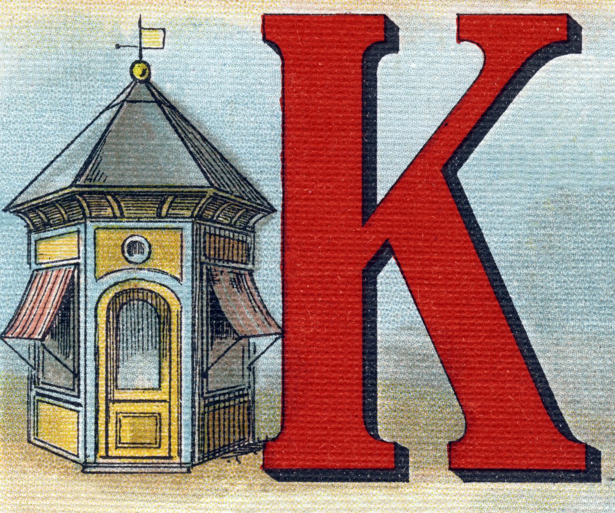 Lettera K: chiosco da Unbekannt