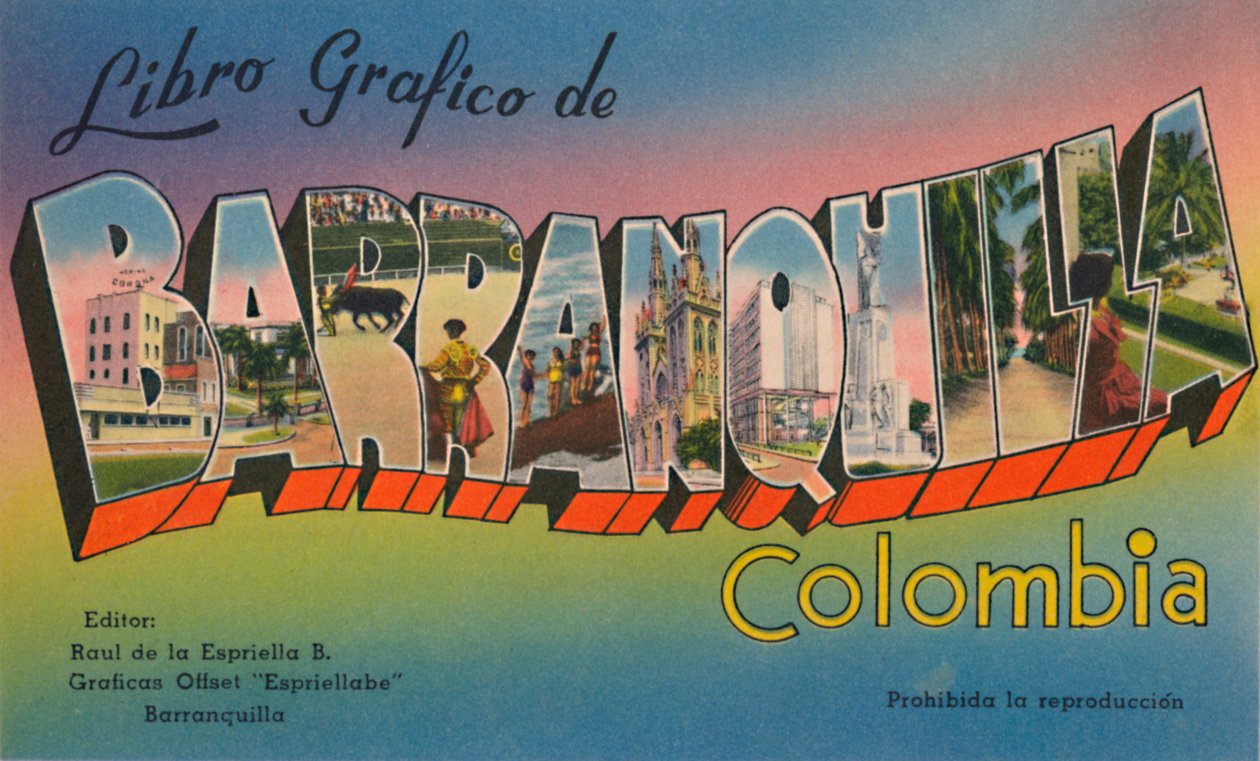 Libro Grafico di Barranquilla Colombia, c1940s da Unbekannt