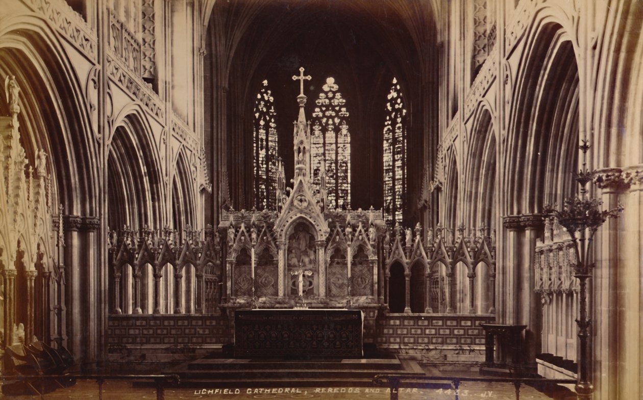 Cattedrale di Lichfield, Reredos e Altare da Unbekannt