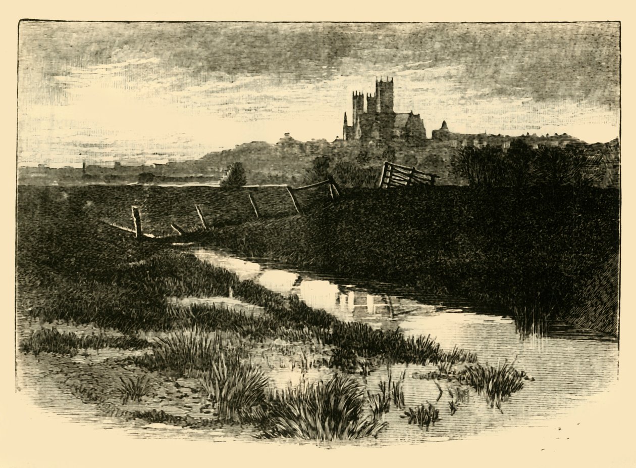 Lincoln, da Witham Bank, 1898 da Unbekannt