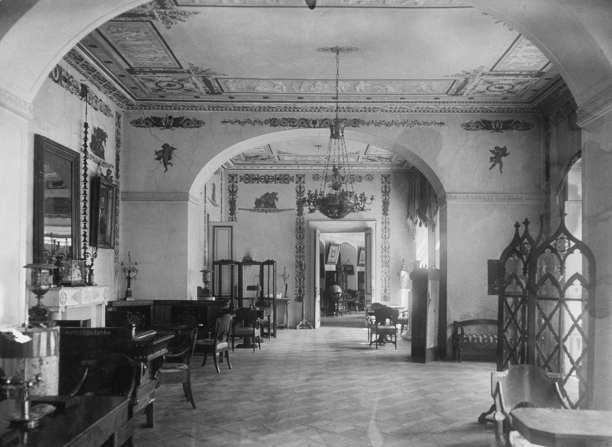 Soggiorno nella villa di Maryino, primi anni 1920 da Unbekannt