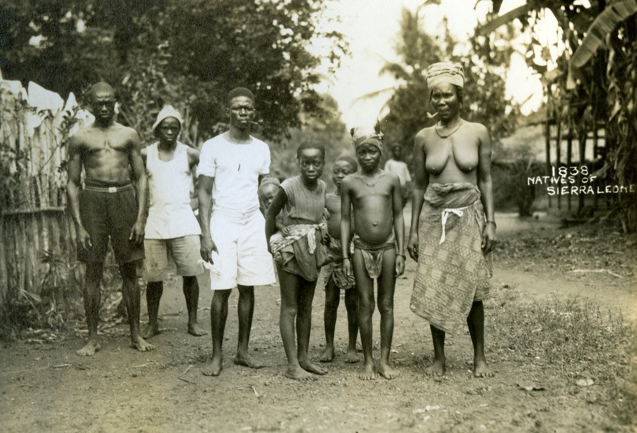 Gente del posto, Sierra Leone da Unbekannt
