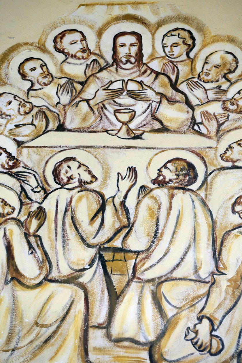 Cattedrale del Sacro Cuore di Lomé. Gesù all