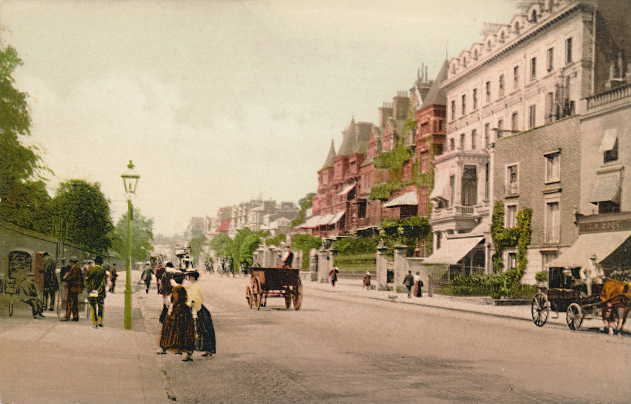 Londra. Bayswater Road da Unbekannt