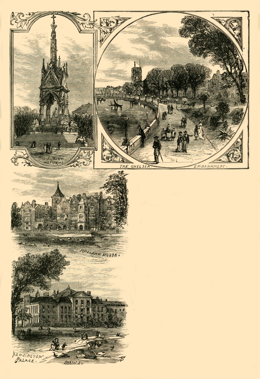 Londra. I Sobborgi Occidentali, c1876 da Unbekannt