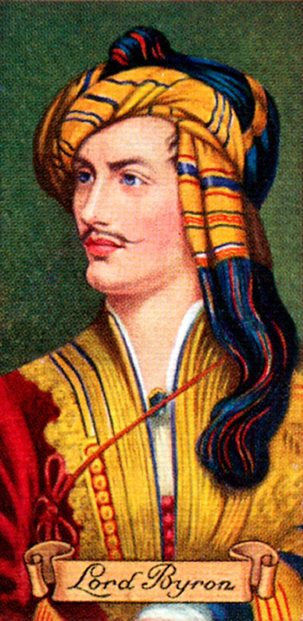 Lord Byron, da una serie di carte da sigarette, 1935 da Unbekannt