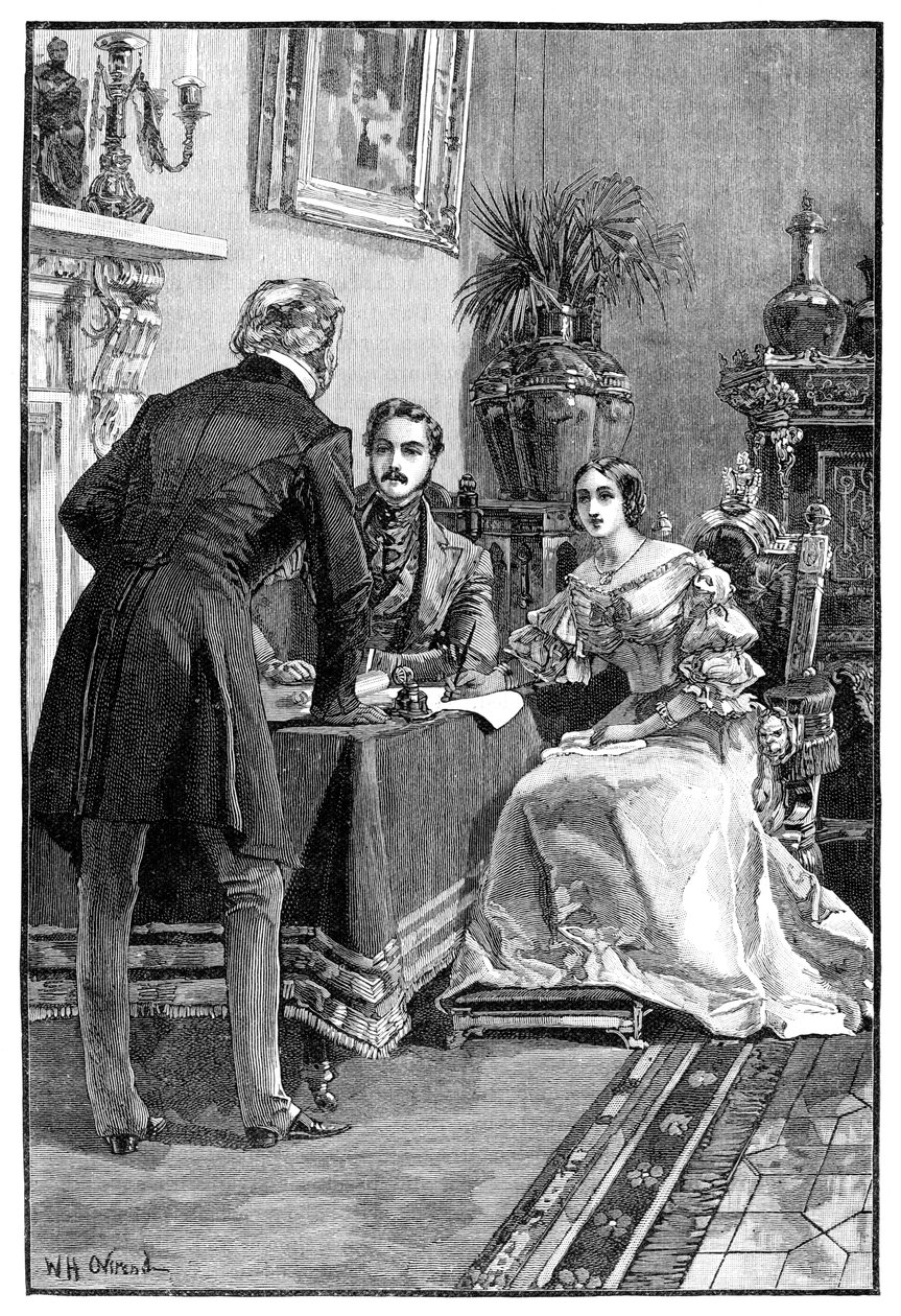 Udienza di Lord Campbell dalla Regina, 1900 da Unbekannt