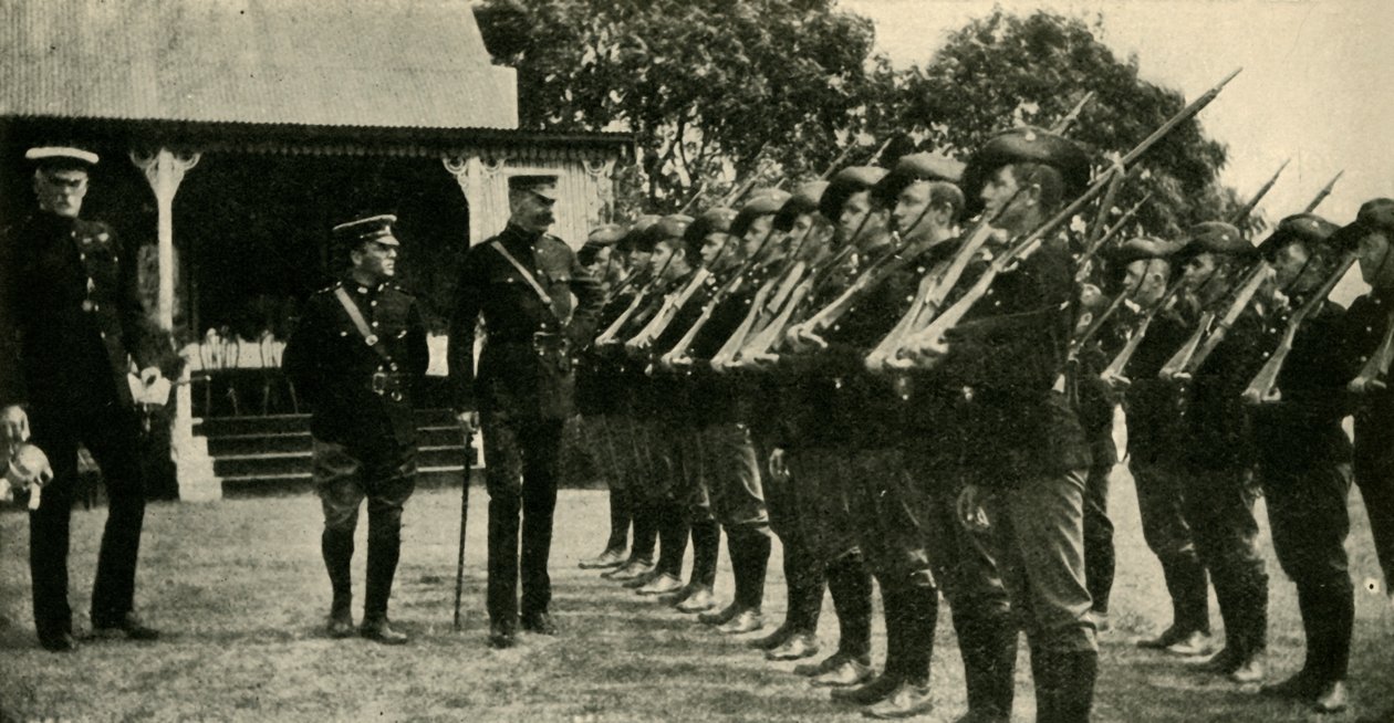 Lord Kitchener che rivede i cadetti australiani, Prima Guerra Mondiale da Unbekannt