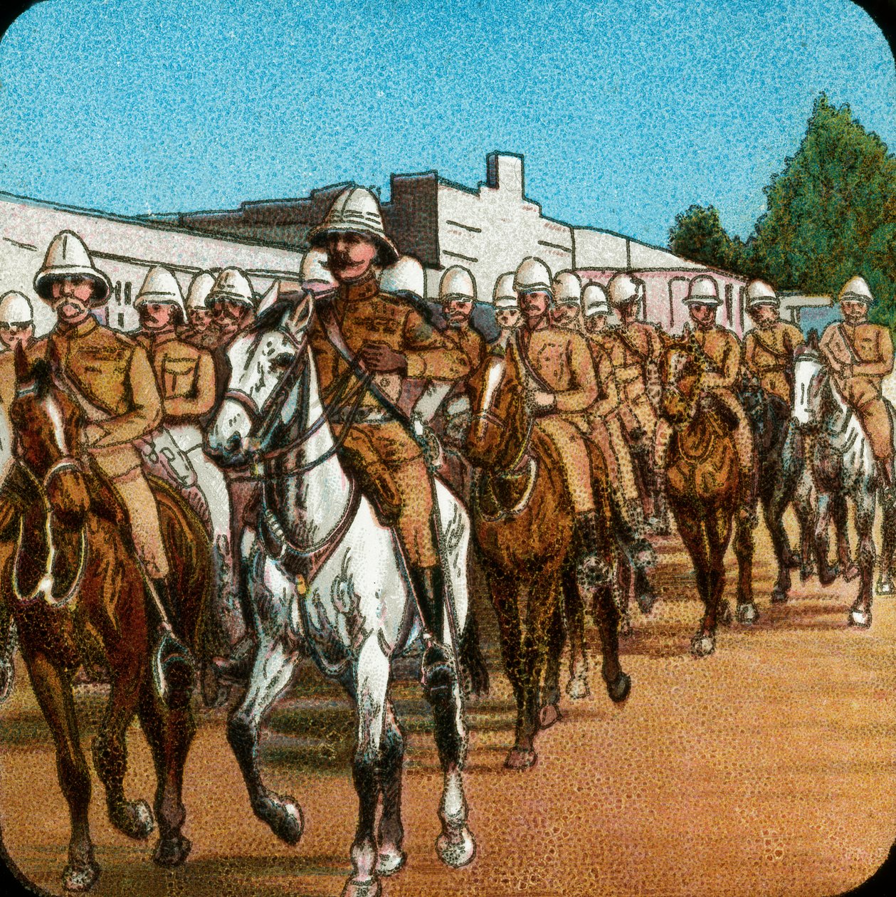 Lord Roberts entra a Pretoria, Guerra Boera, Sudafrica, 1900 da Unbekannt