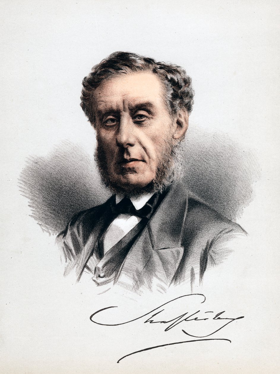Lord Shaftesbury, statista inglese, filosofo morale, filantropo e riformatore delle fabbriche da Unbekannt