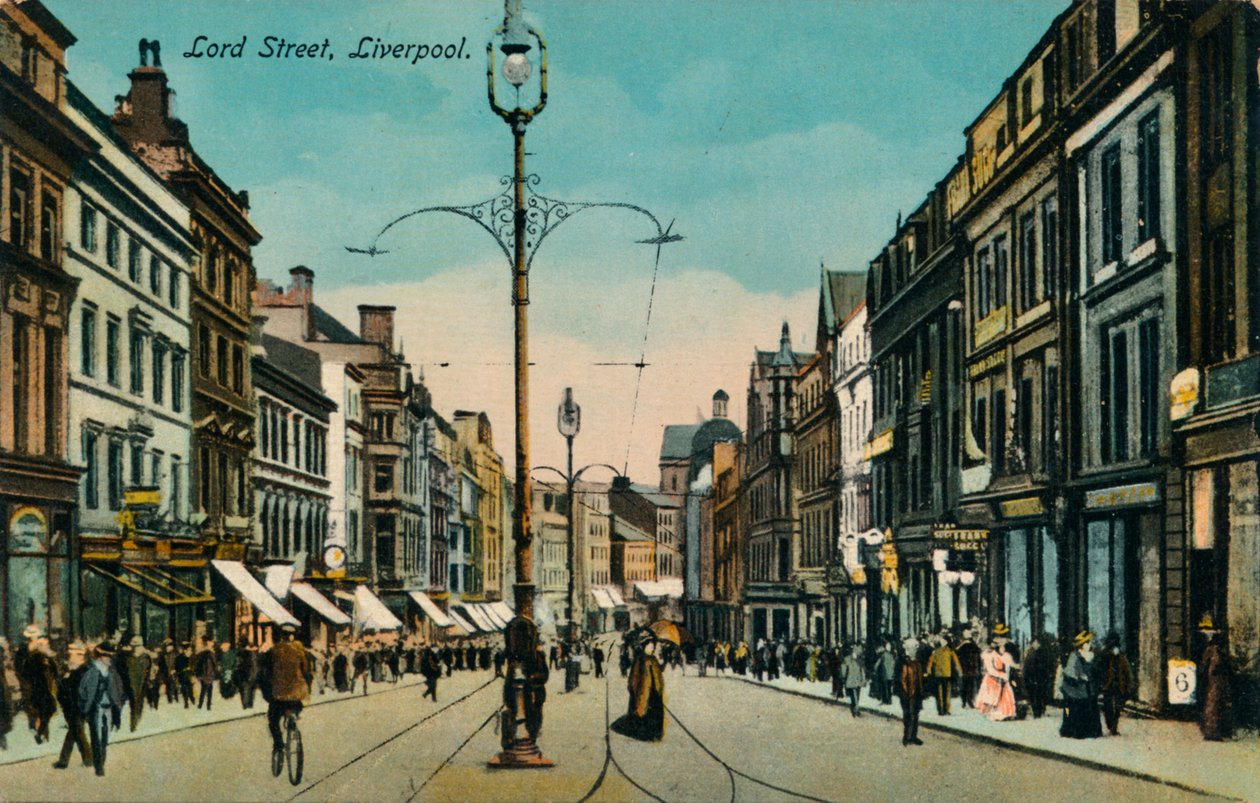 Lord Street, Liverpool, c1910 da Unbekannt