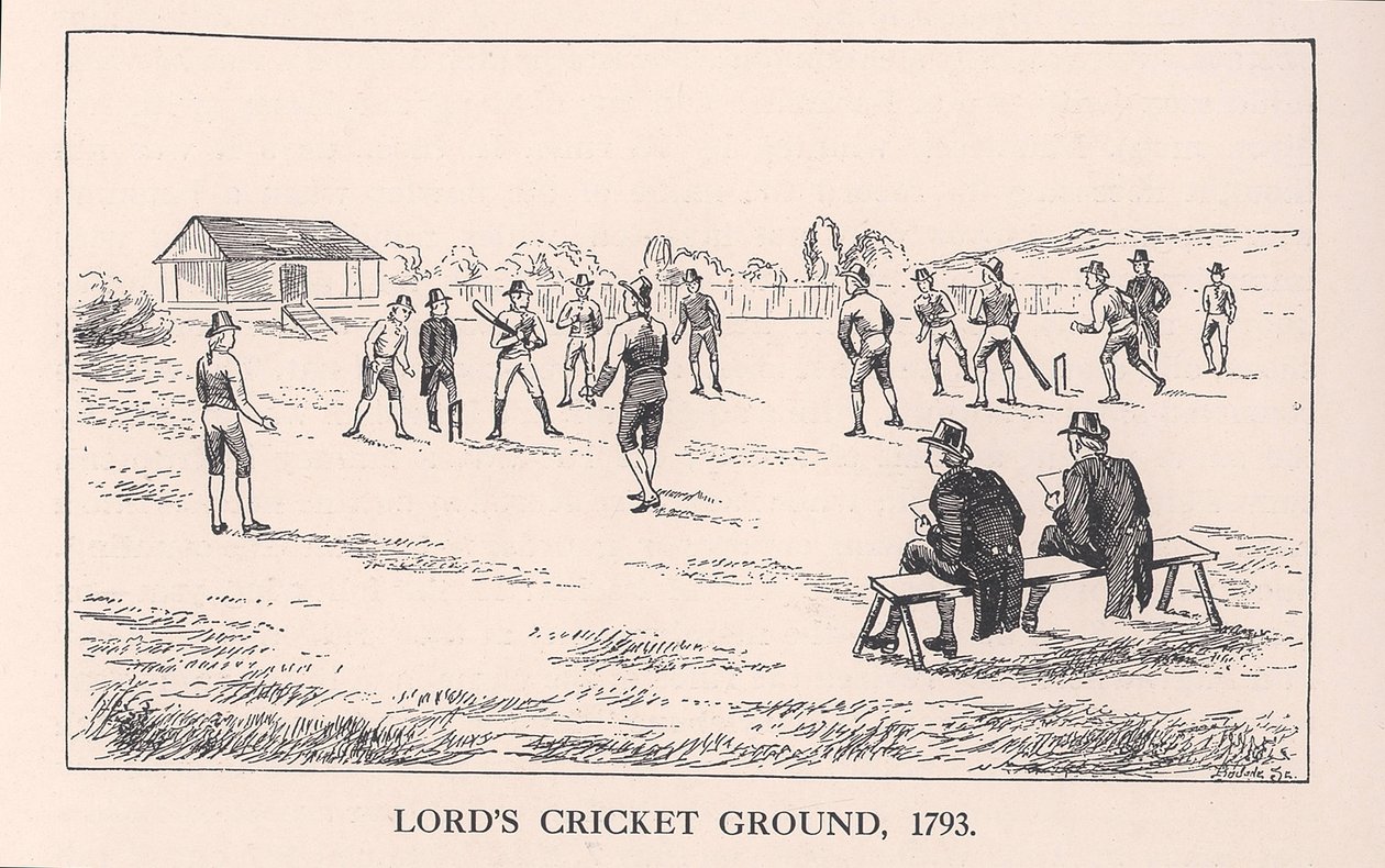 Campo da cricket di Lord, Londra, 1793 da Unbekannt