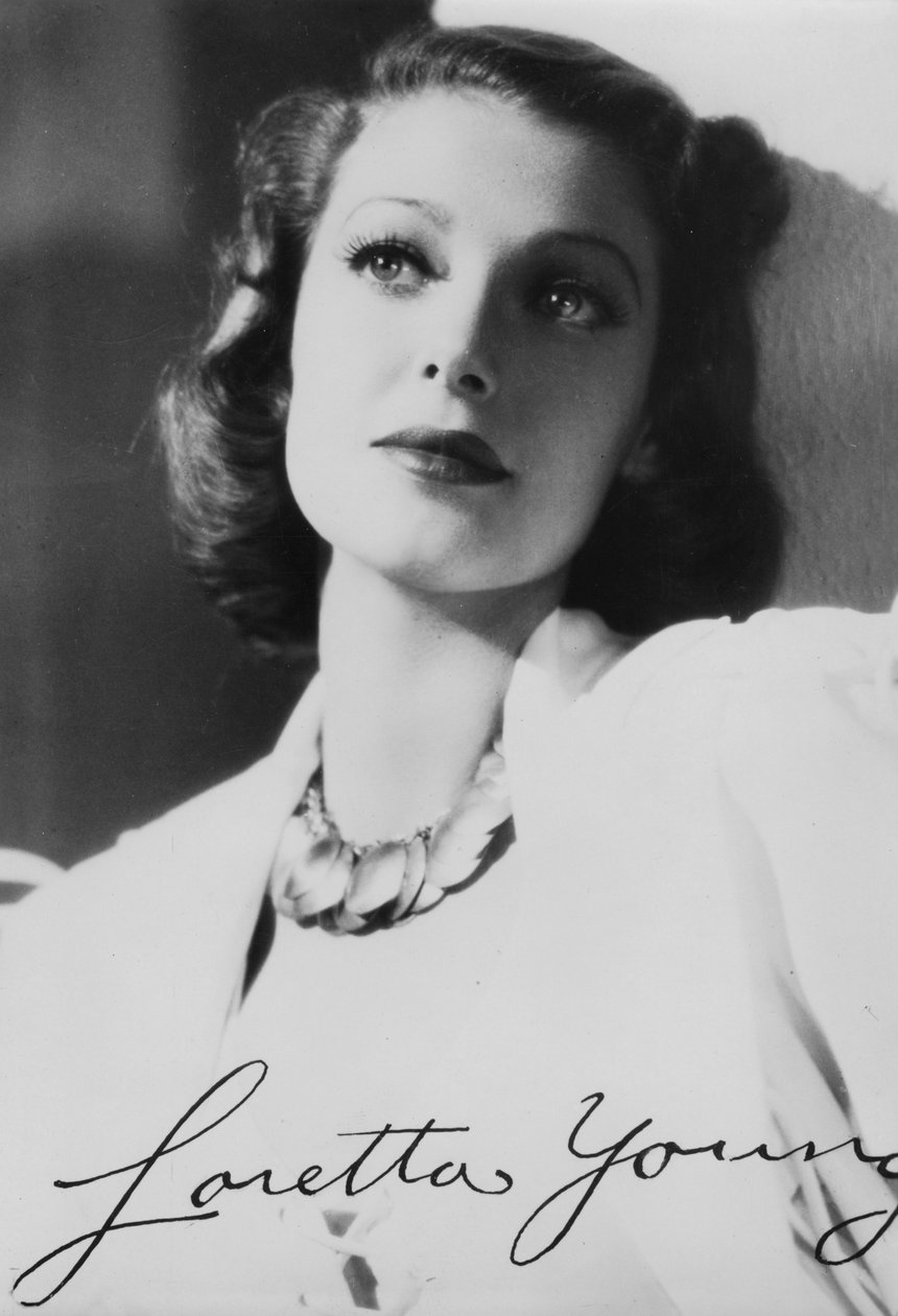 Loretta Young, attrice americana da Unbekannt