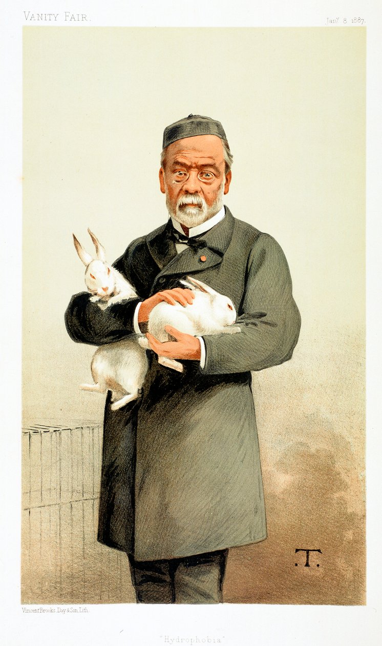 Louis Pasteur, chimico francese e fondatore della batteriologia moderna, 1887 da Unbekannt