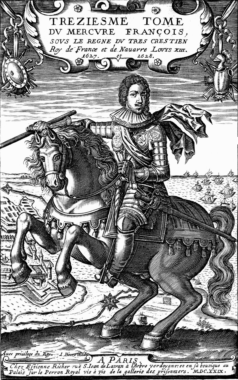 Luigi XIII di Francia, 1629 da Unbekannt
