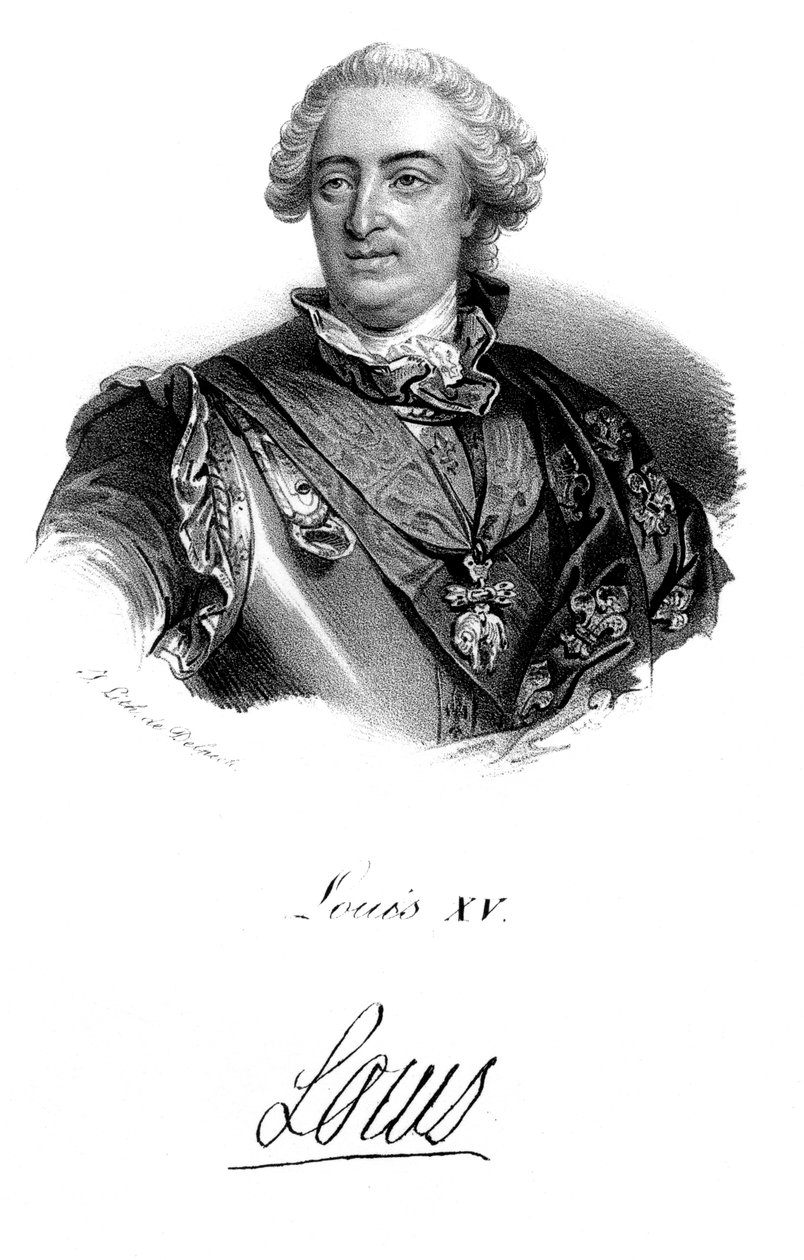 Luigi XV, re di Francia dal 1715 da Unbekannt