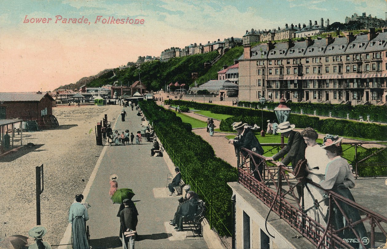 Parata inferiore, Folkestone, fine XIX-inizio XX secolo da Unbekannt